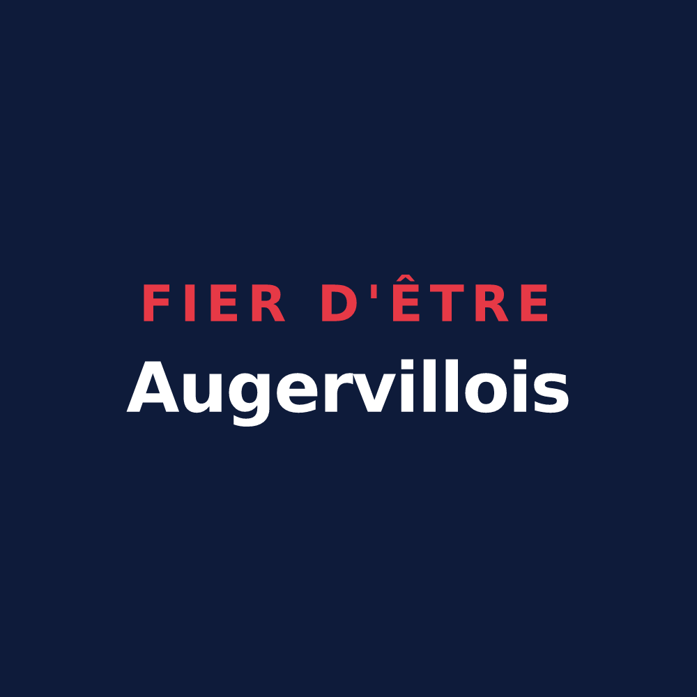 T-shirt « Fier d'être Augervillois » — design pour Augerville-la-Rivière