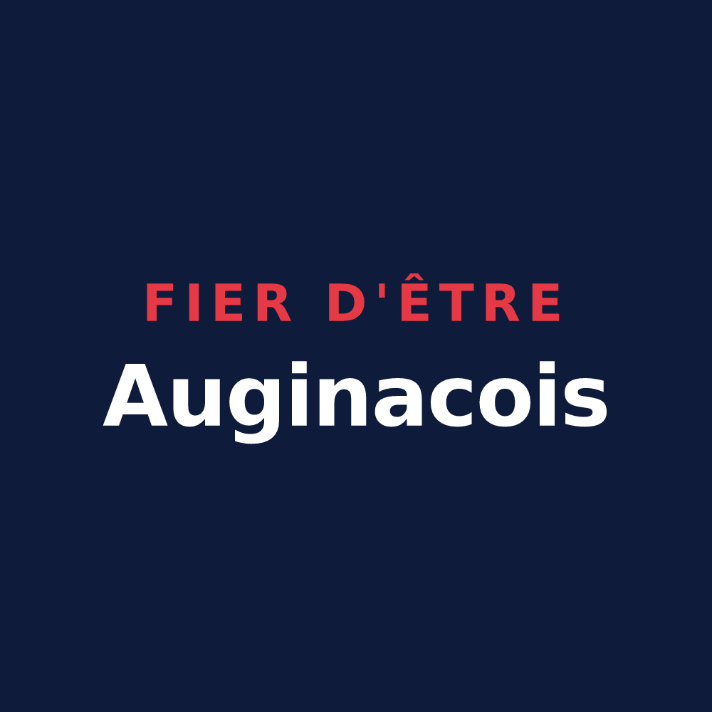 T-shirt « Fier d'être Auginacois » — design pour Augignac
