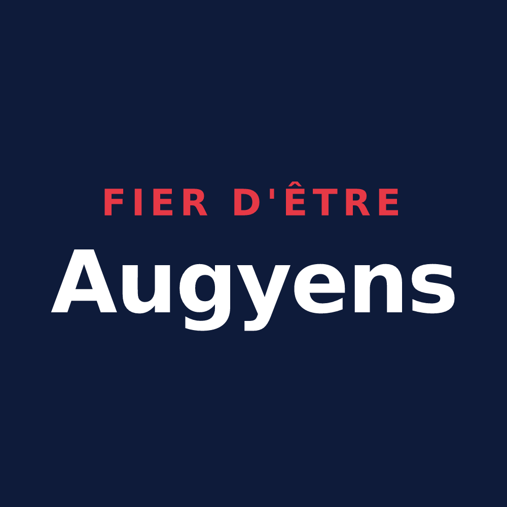 T-shirt « Fier d'être Augyens » — design pour Augy