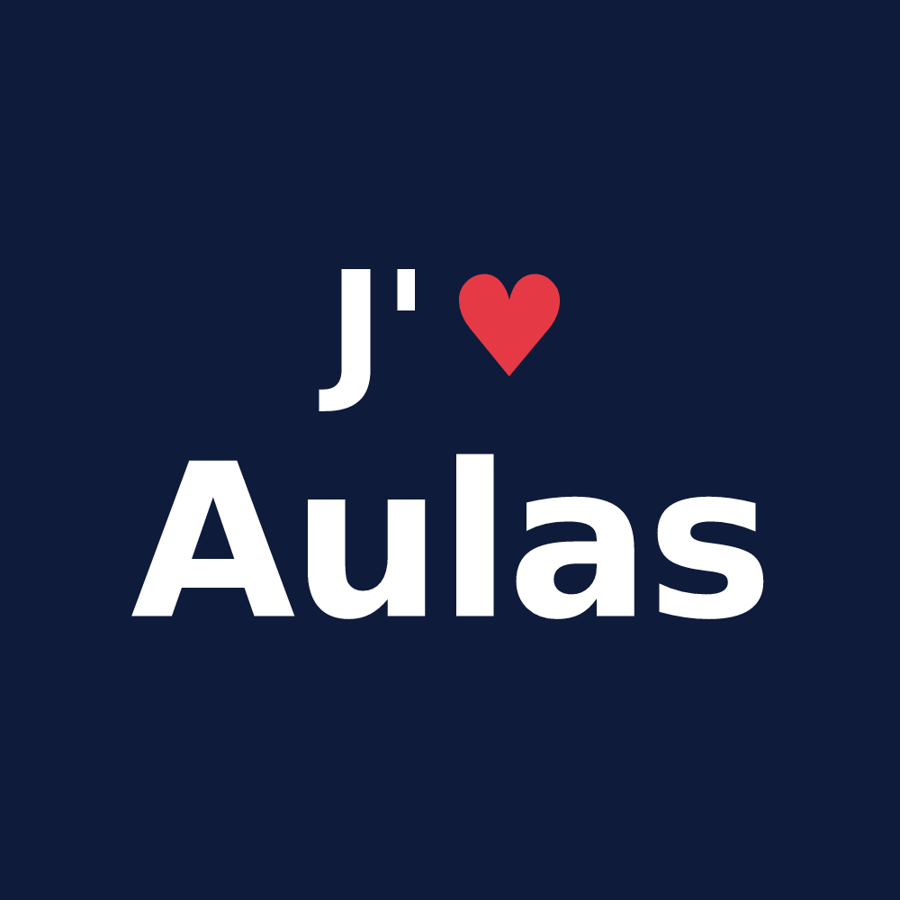 T-shirt personnalisé Aulas — design J'aime Aulas