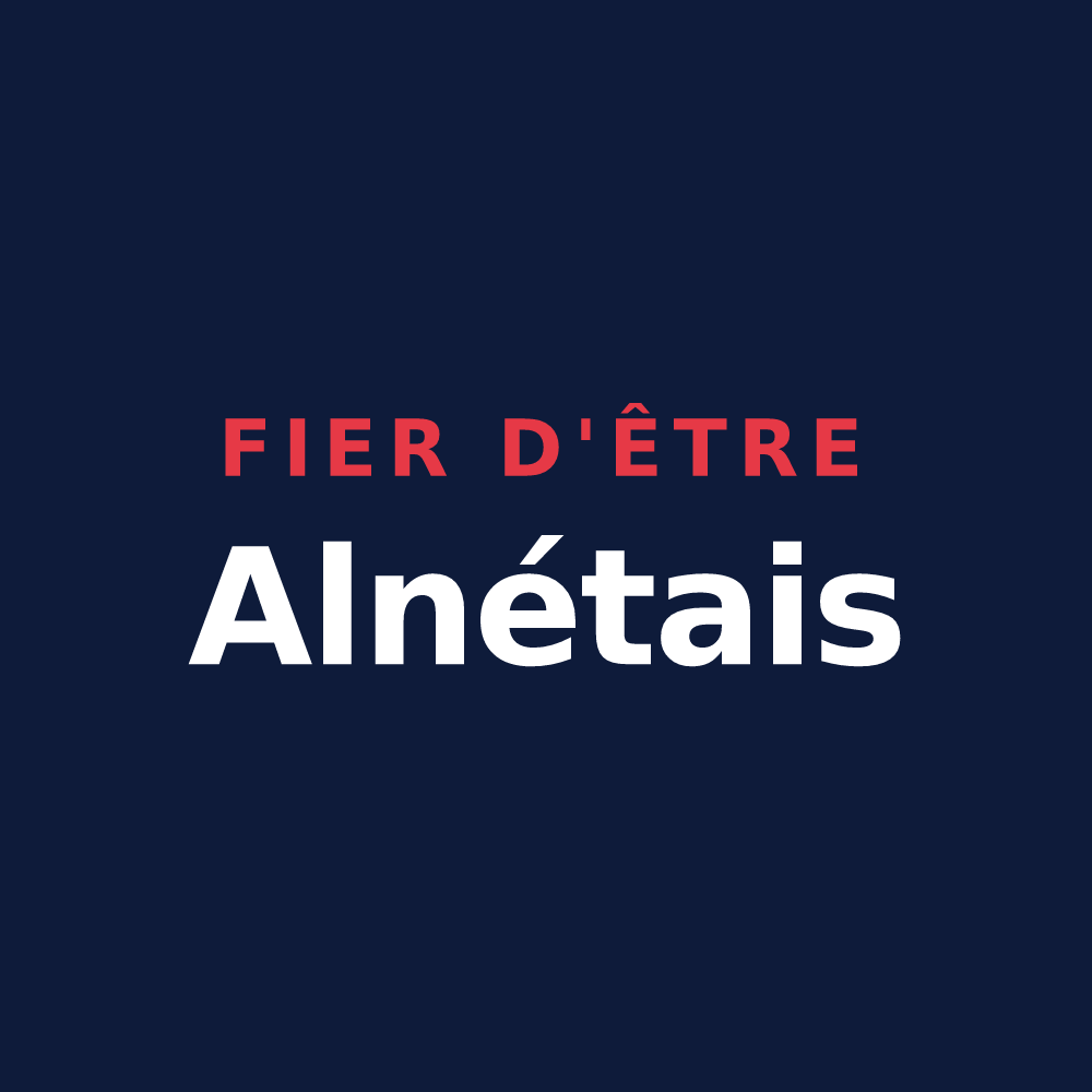T-shirt « Fier d'être Alnétais » — design pour Aulnay-la-Rivière