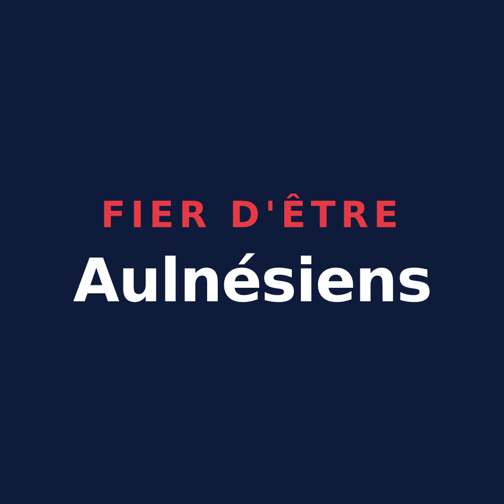T-shirt « Fier d'être Aulnésiens » — design pour Aulnoy-lez-Valenciennes
