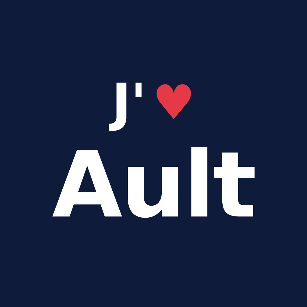 T-shirt personnalisé Ault — design J'aime Ault