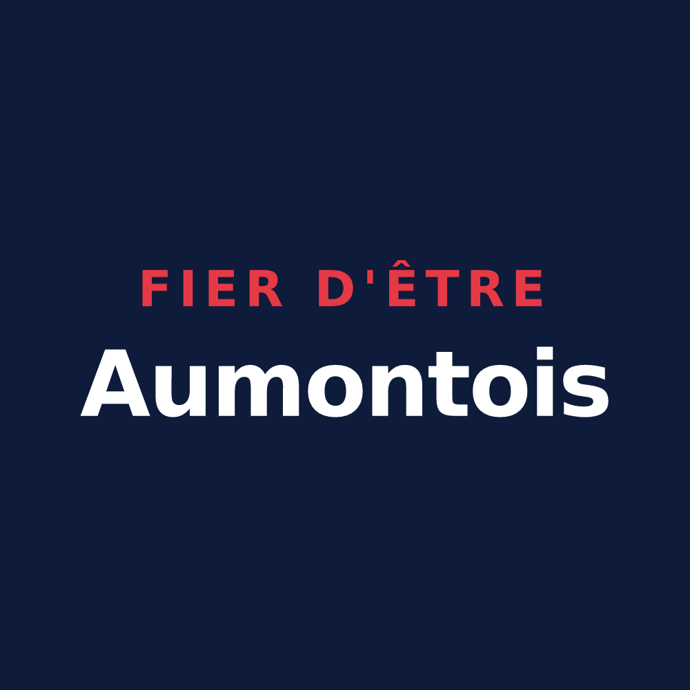 T-shirt « Fier d'être Aumontois » — design pour Aumont-en-Halatte