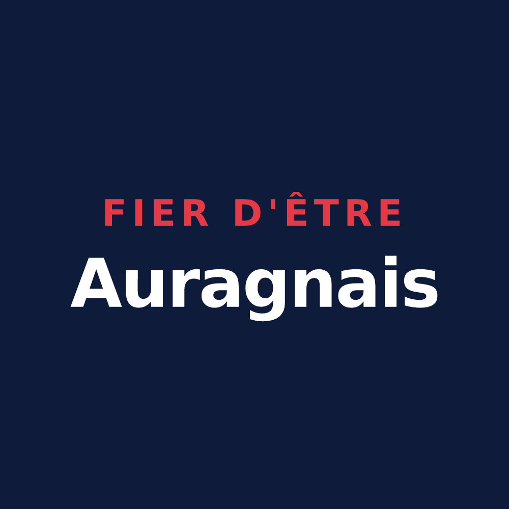 T-shirt « Fier d'être Auragnais » — design pour Auragne