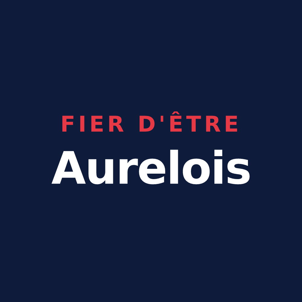 T-shirt « Fier d'être Aurelois » — design pour Aurel