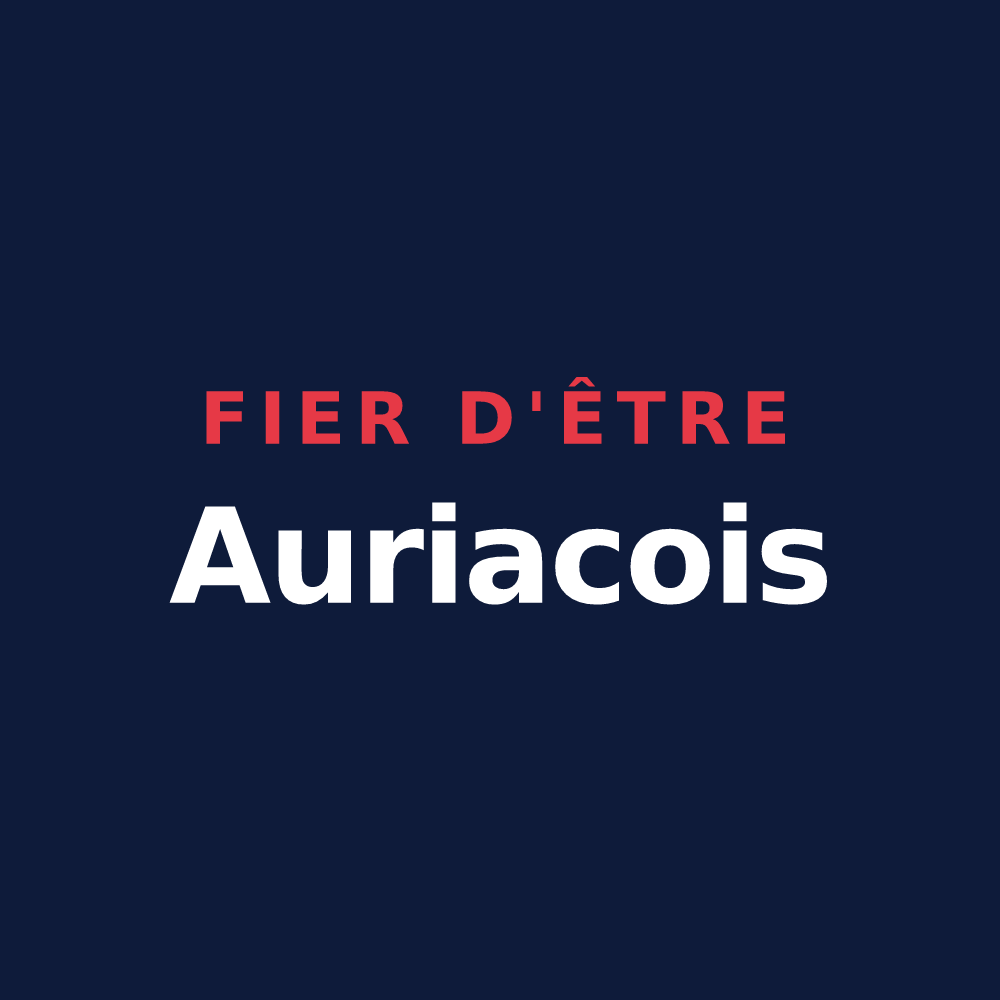 T-shirt « Fier d'être Auriacois » — design pour Auriac