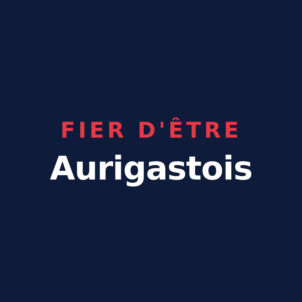 T-shirt « Fier d'être Aurigastois » — design pour Auriac-Lagast
