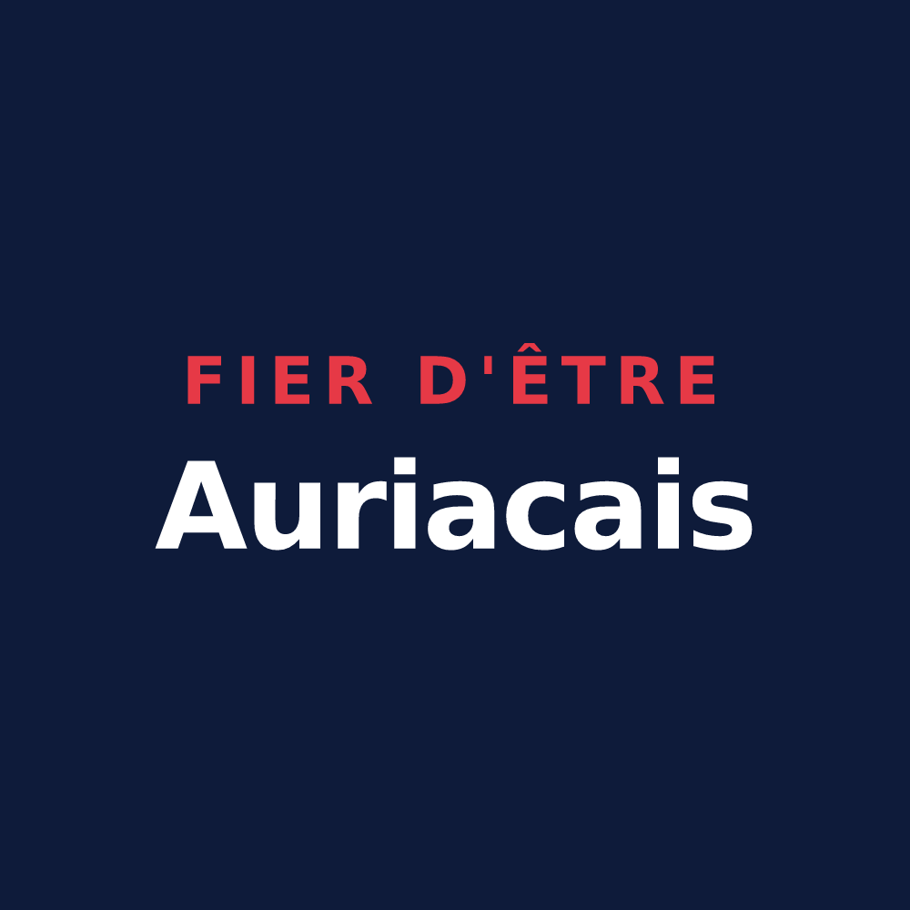 T-shirt « Fier d'être Auriacais » — design pour Auriac-sur-Dropt
