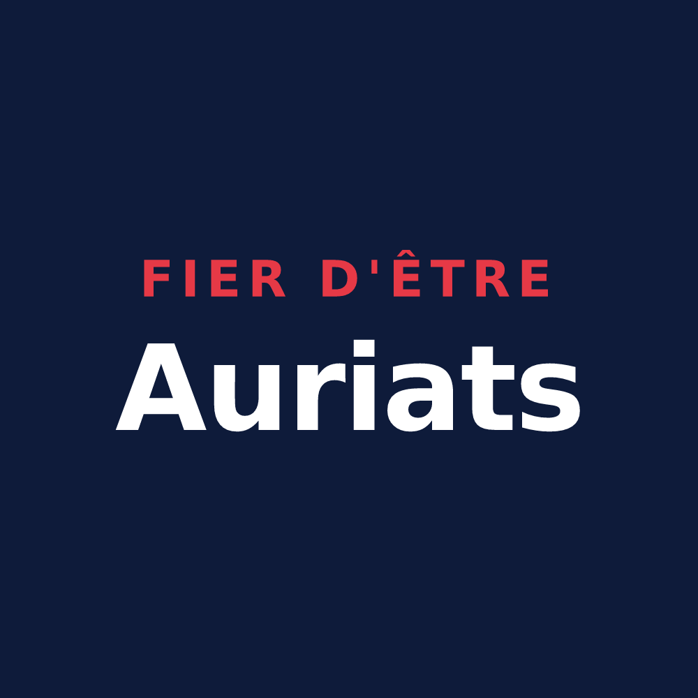 T-shirt « Fier d'être Auriats » — design pour Auriat