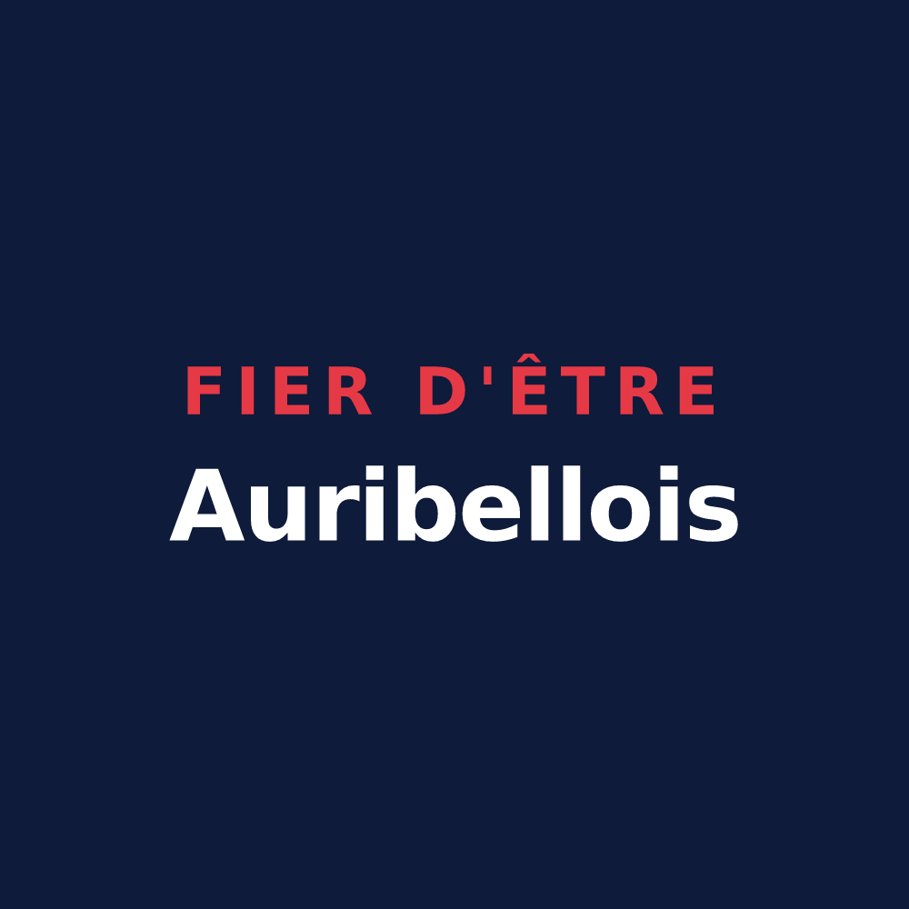 T-shirt « Fier d'être Auribellois » — design pour Auribeau-sur-Siagne