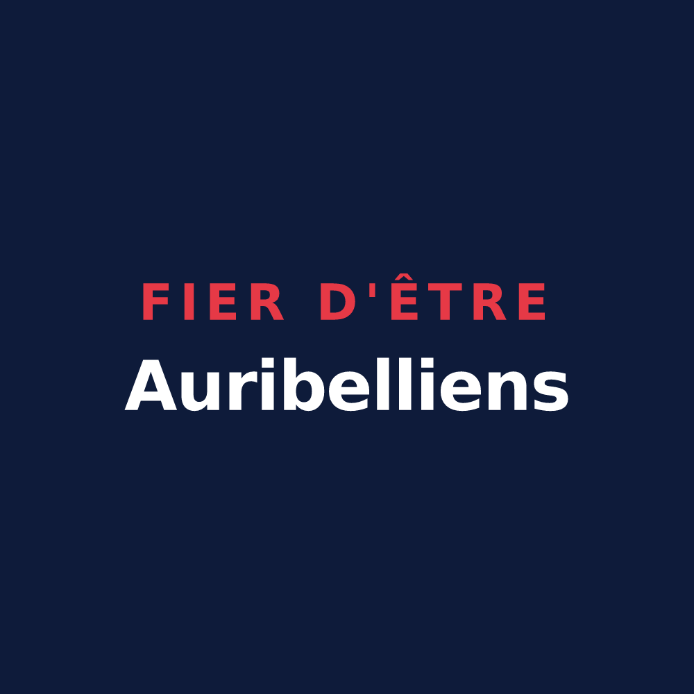 T-shirt « Fier d'être Auribelliens » — design pour Auribeau