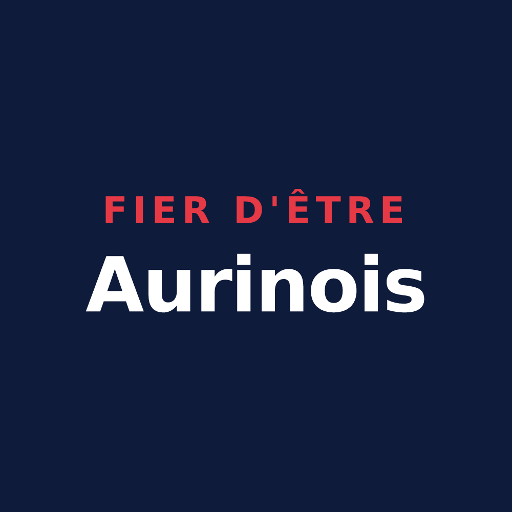 T-shirt « Fier d'être Aurinois » — design pour Aurin