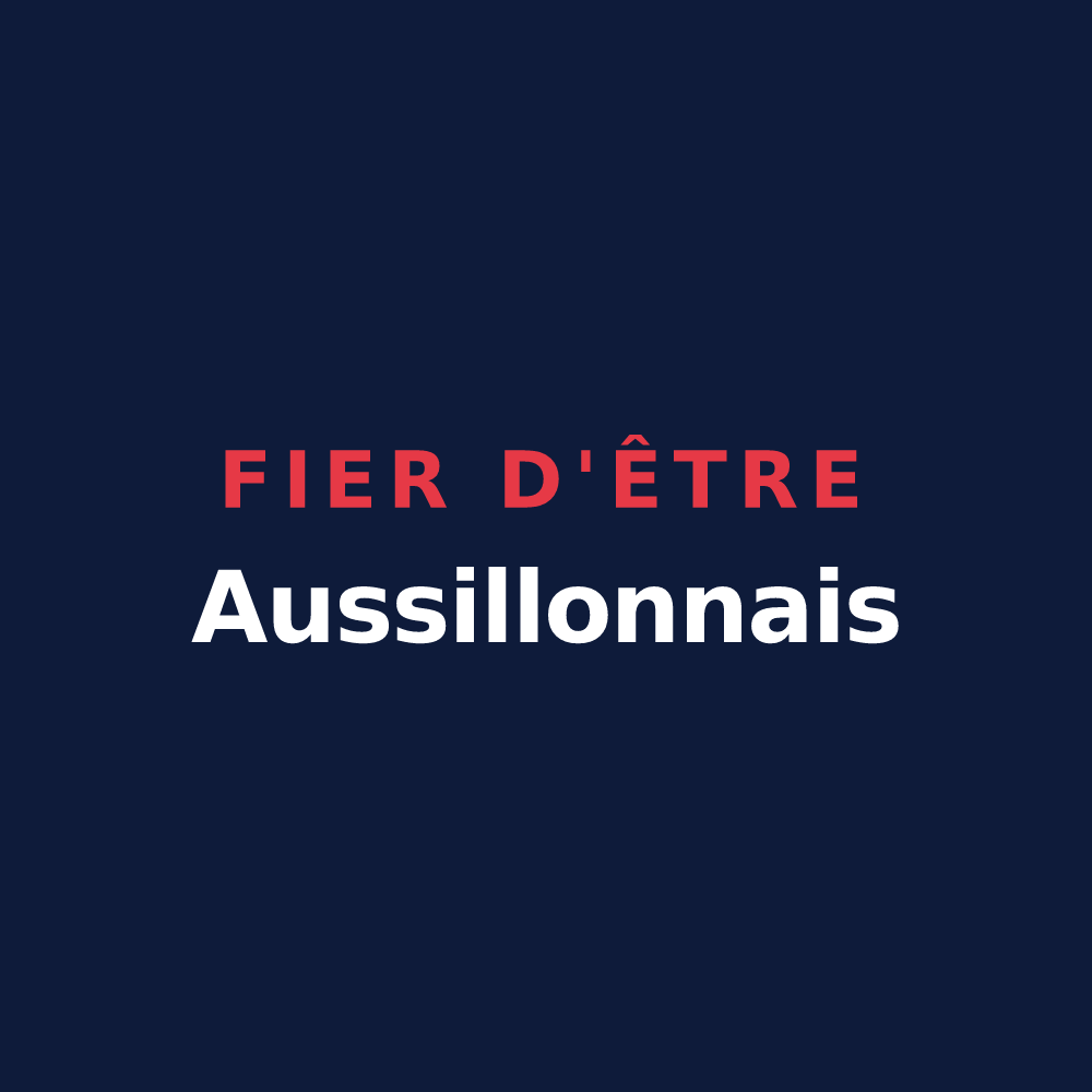 T-shirt « Fier d'être Aussillonnais » — design pour Aussillon
