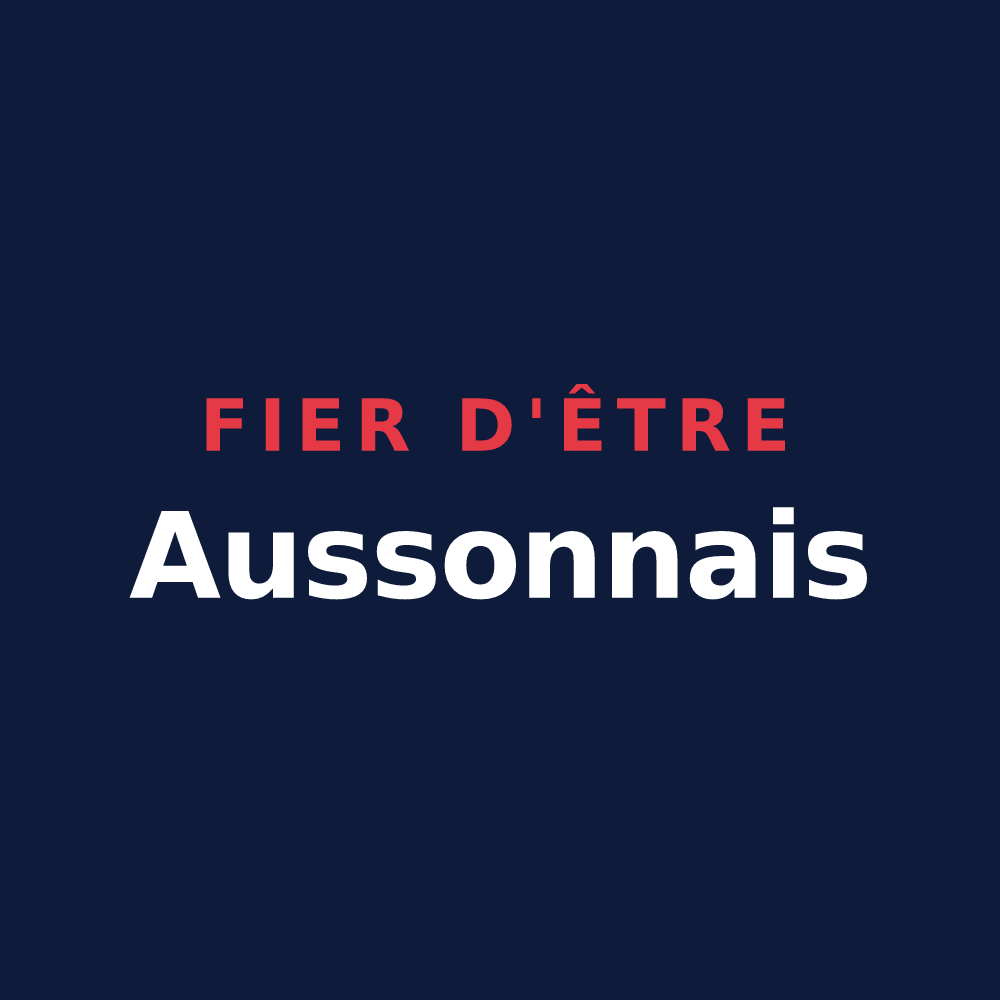 T-shirt « Fier d'être Aussonnais » — design pour Ausson