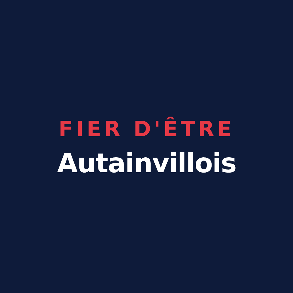 T-shirt « Fier d'être Autainvillois » — design pour Autainville