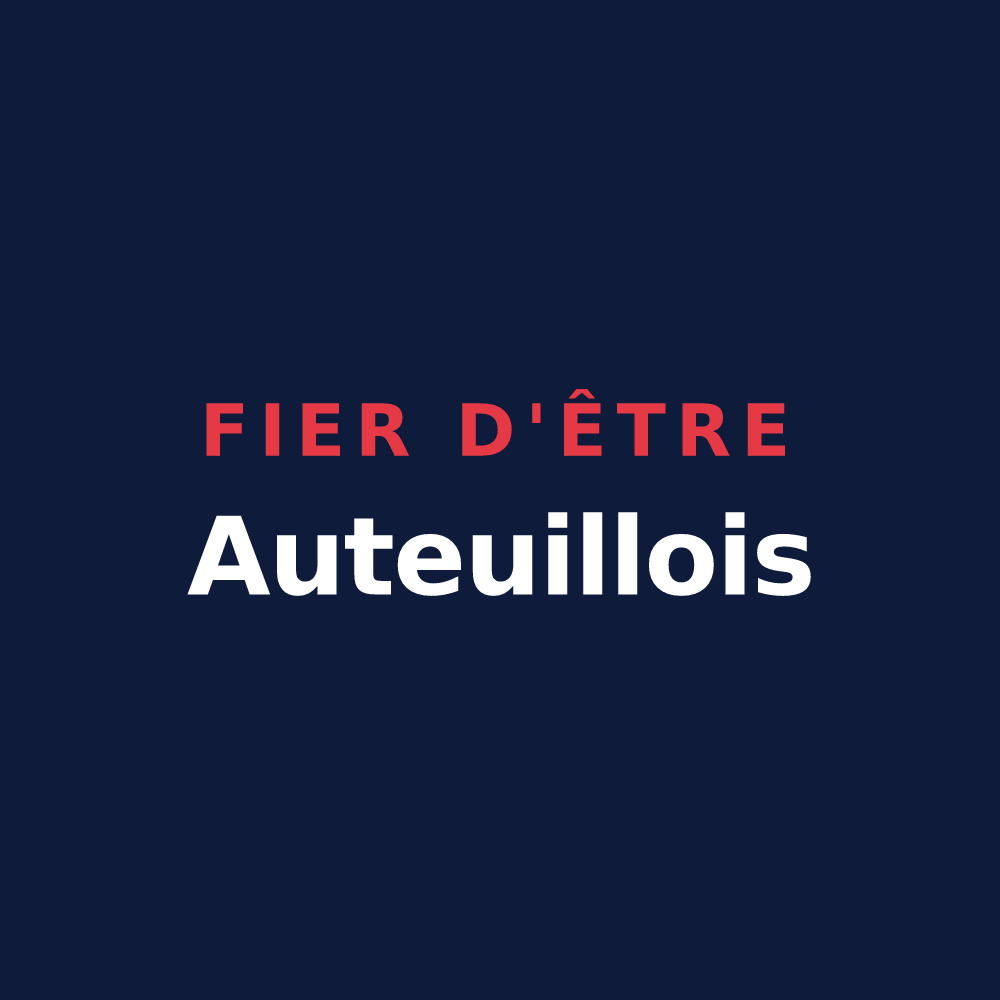 T-shirt « Fier d'être Auteuillois » — design pour Auteuil