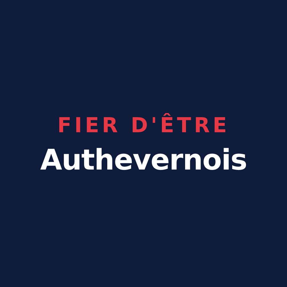 T-shirt « Fier d'être Authevernois » — design pour Authevernes