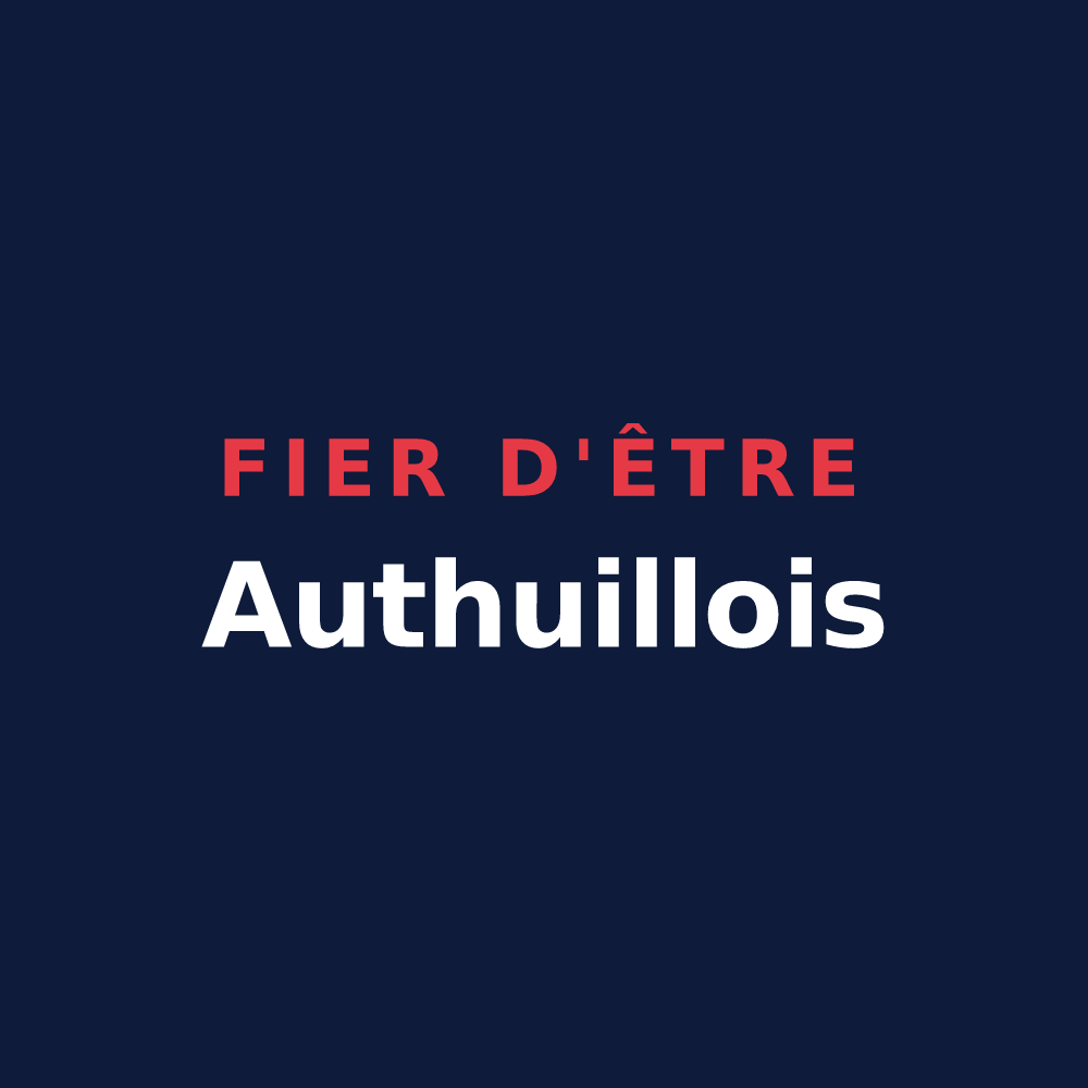 T-shirt « Fier d'être Authuillois » — design pour Authuille