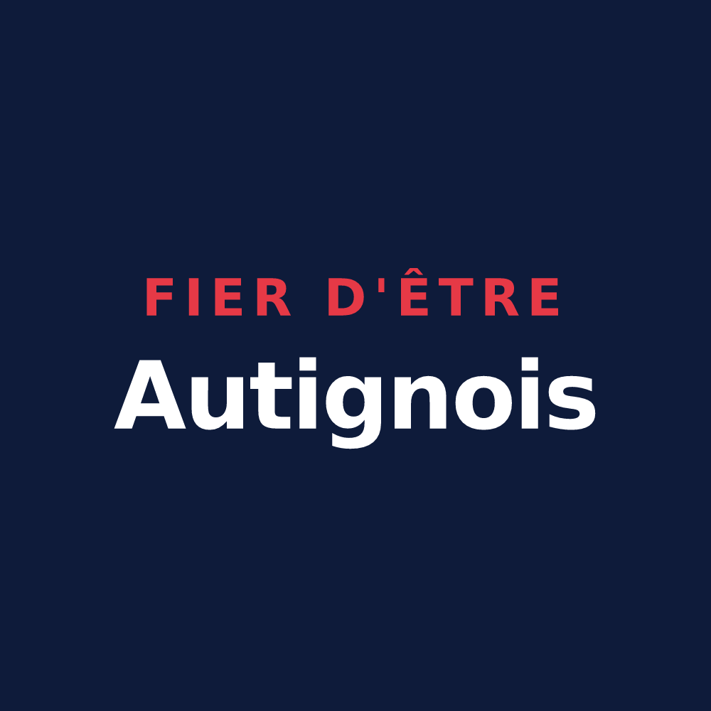 T-shirt « Fier d'être Autignois » — design pour Autigny-le-Grand