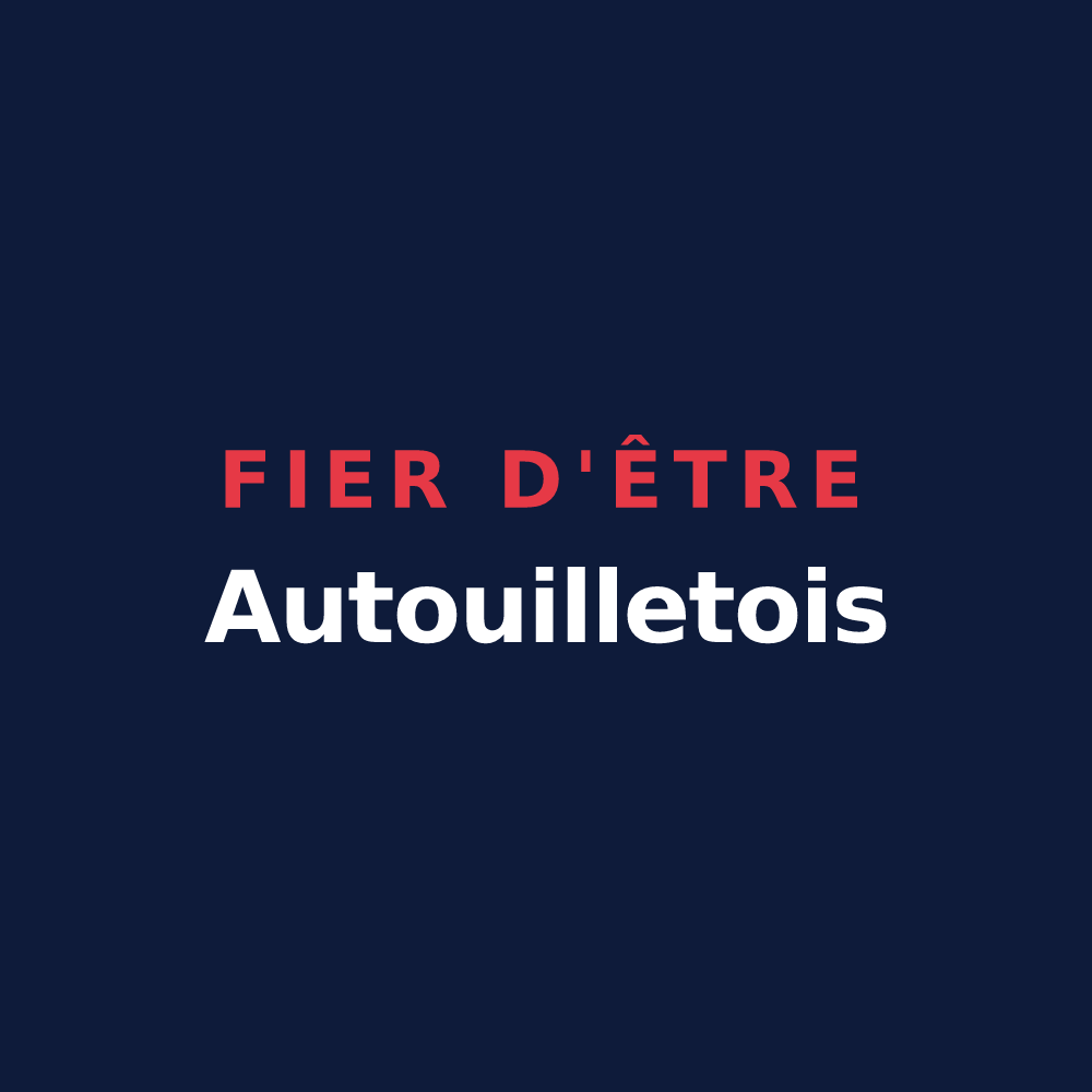 T-shirt « Fier d'être Autouilletois » — design pour Autouillet