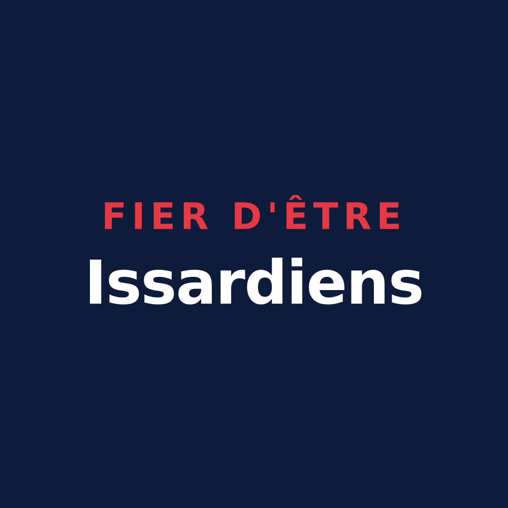 T-shirt « Fier d'être Issardiens » — design pour Autry-Issards