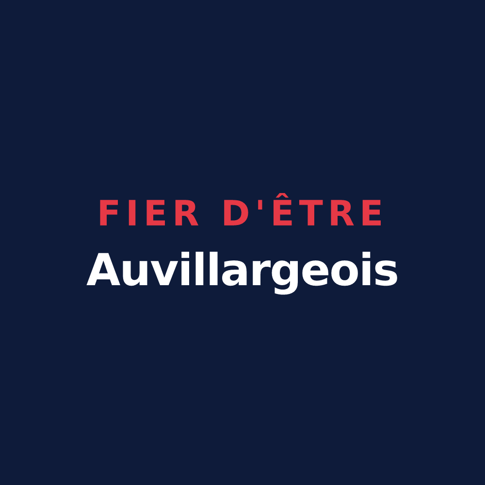 T-shirt « Fier d'être Auvillargeois » — design pour Auvillars
