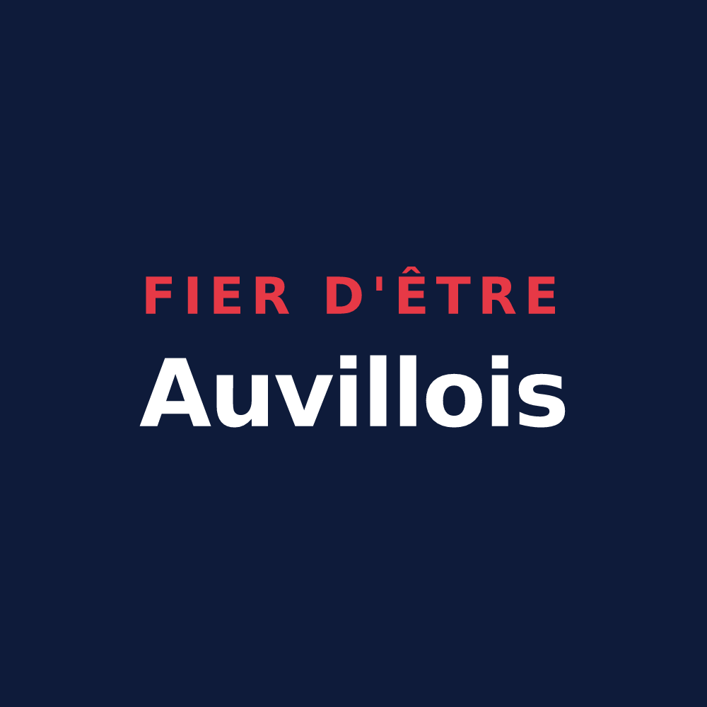 T-shirt « Fier d'être Auvillois » — design pour Auvilliers-en-Gâtinais
