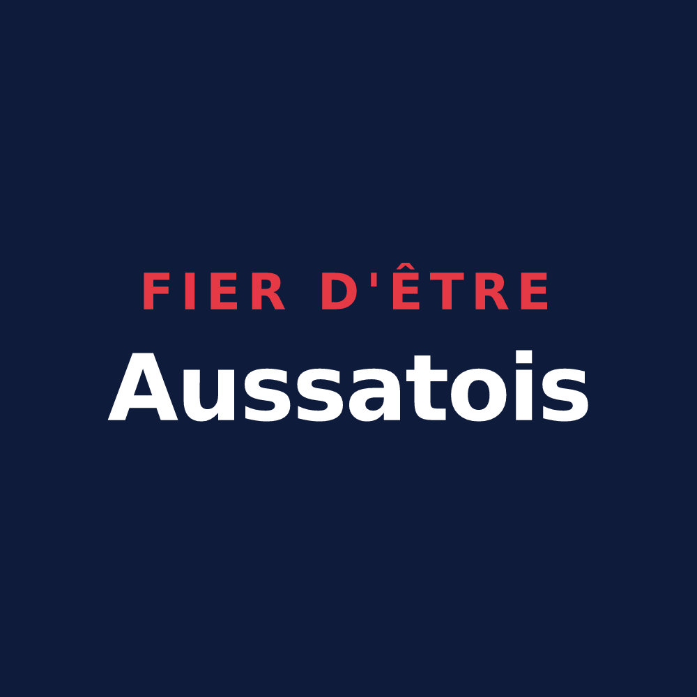 T-shirt « Fier d'être Aussatois » — design pour Aux-Aussat