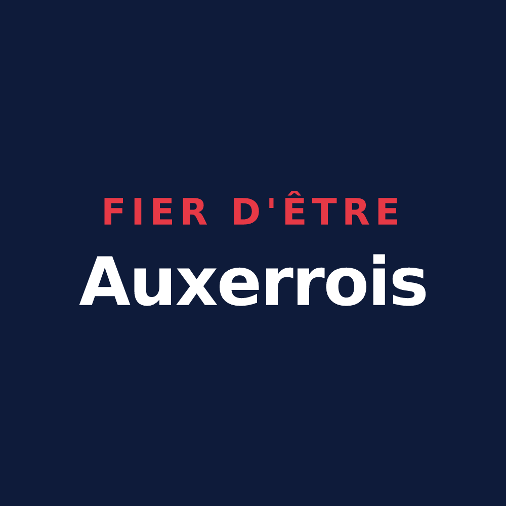 T-shirt « Fier d'être Auxerrois » — design pour Auxerre