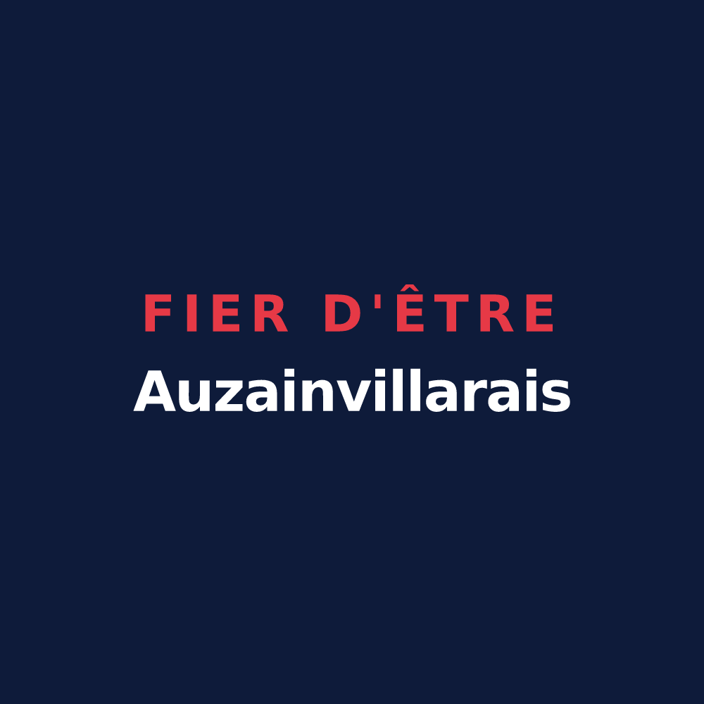 T-shirt « Fier d'être Auzainvillarais » — design pour Auzainvilliers