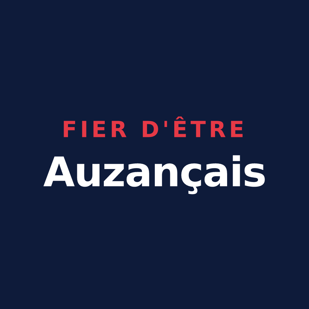 T-shirt « Fier d'être Auzançais » — design pour Auzances