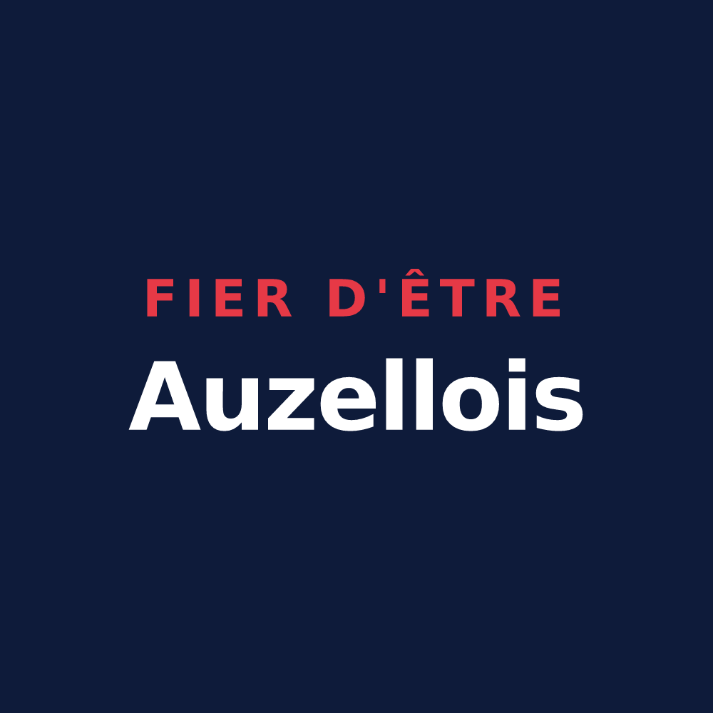 T-shirt « Fier d'être Auzellois » — design pour Auzelles