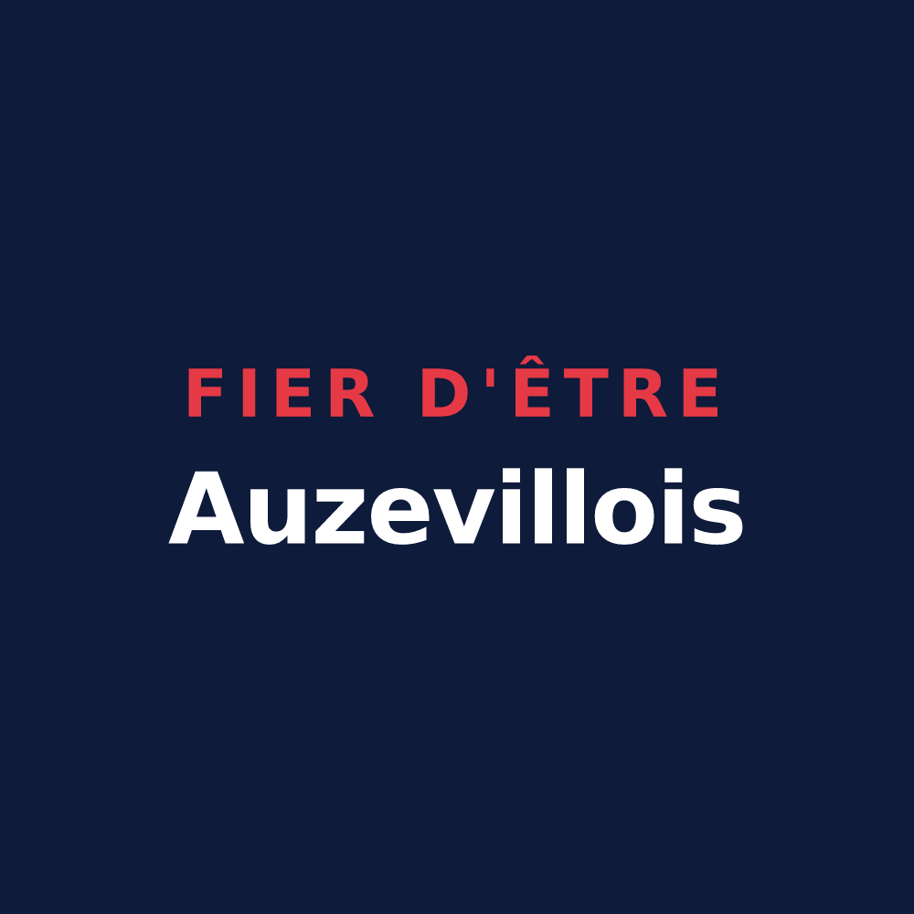 T-shirt « Fier d'être Auzevillois » — design pour Auzeville-Tolosane