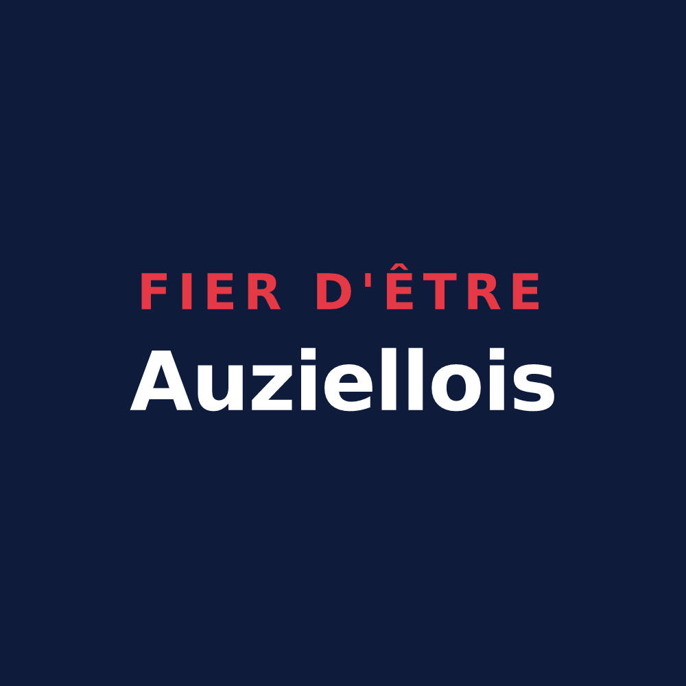 T-shirt « Fier d'être Auziellois » — design pour Auzielle