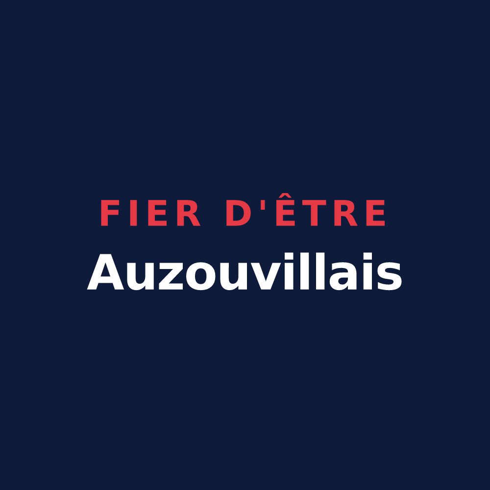 T-shirt « Fier d'être Auzouvillais » — design pour Auzouville-sur-Saâne