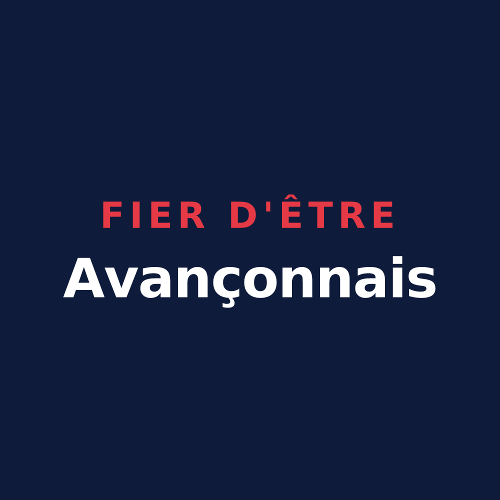 T-shirt « Fier d'être Avançonnais » — design pour Avançon