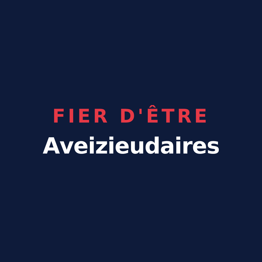 T-shirt « Fier d'être Aveizieudaires » — design pour Aveizieux