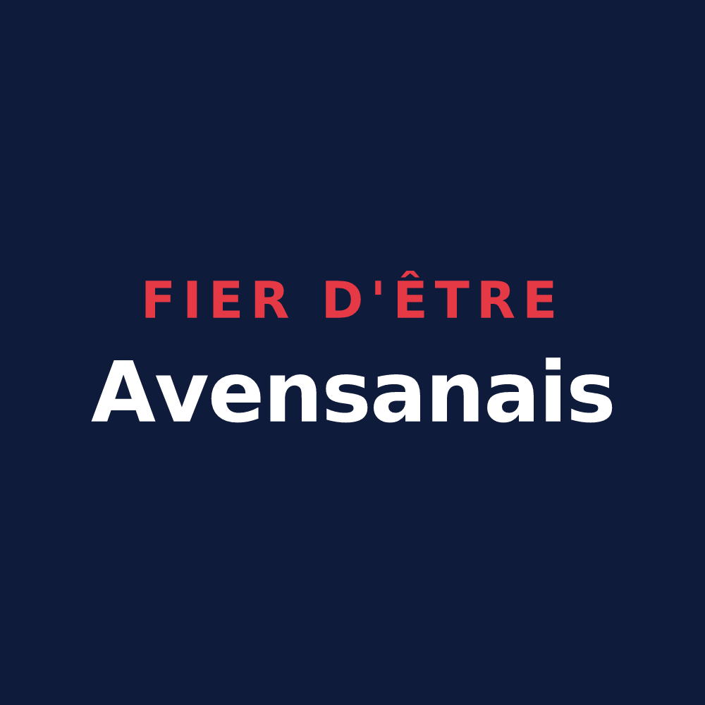 T-shirt « Fier d'être Avensanais » — design pour Avensan