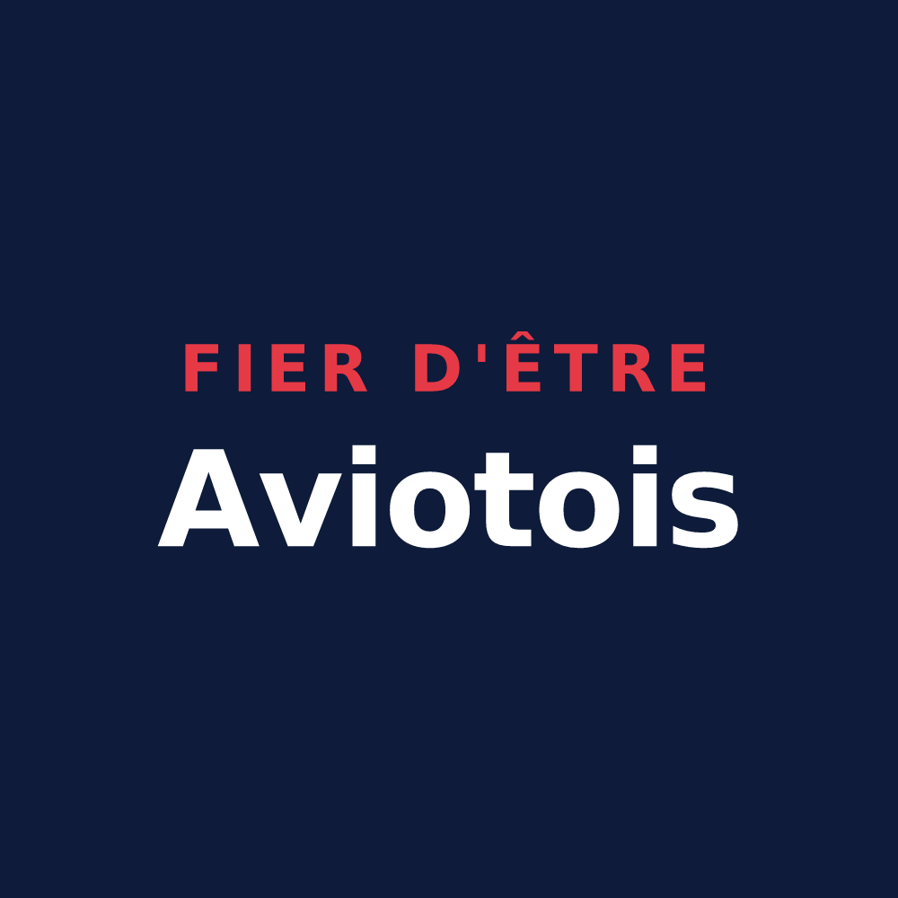T-shirt « Fier d'être Aviotois » — design pour Avioth