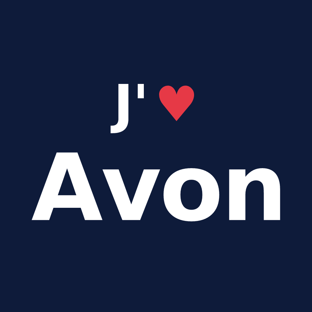 T-shirt personnalisé Avon — design J'aime Avon