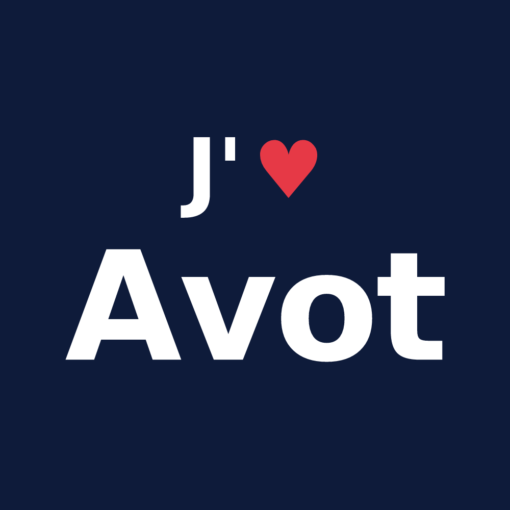 T-shirt personnalisé Avot — design J'aime Avot