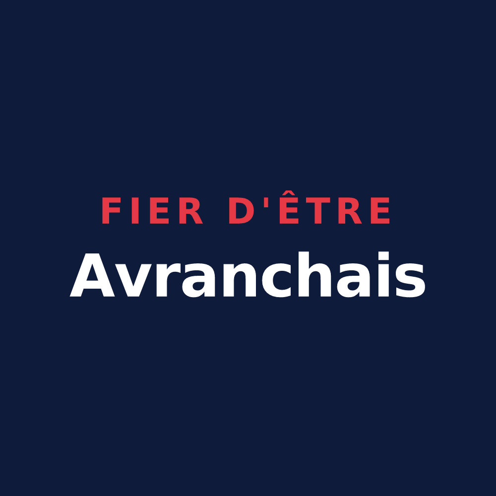 T-shirt « Fier d'être Avranchais » — design pour Avranches