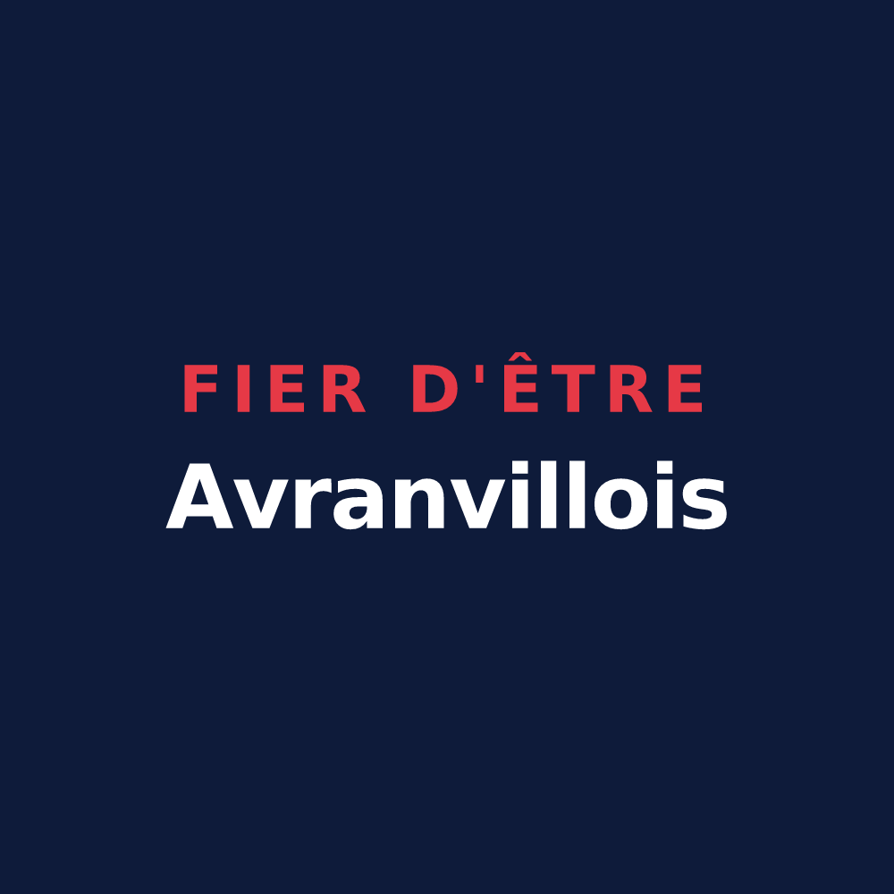T-shirt « Fier d'être Avranvillois » — design pour Avranville