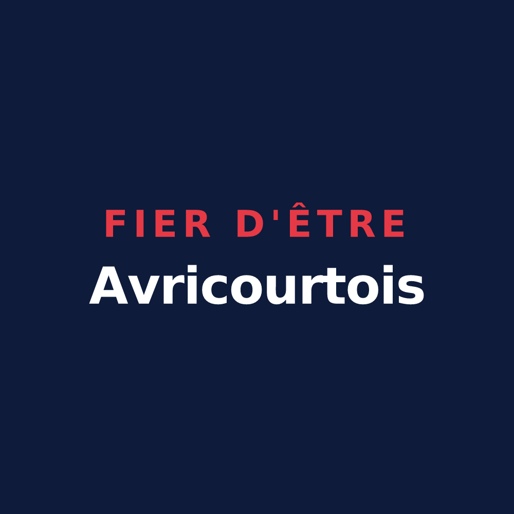 T-shirt « Fier d'être Avricourtois » — design pour Avricourt
