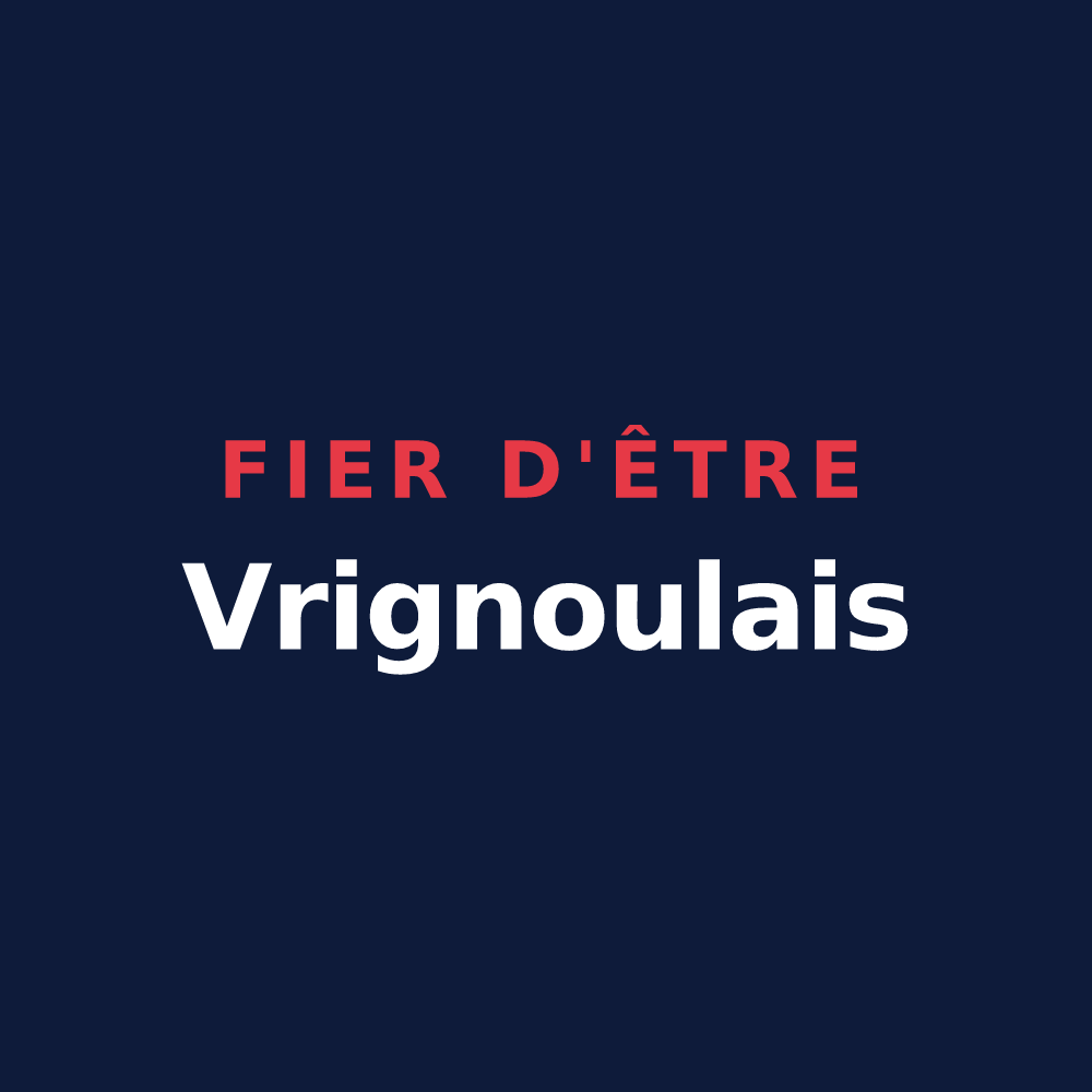 T-shirt « Fier d'être Vrignoulais » — design pour Avrigney-Virey