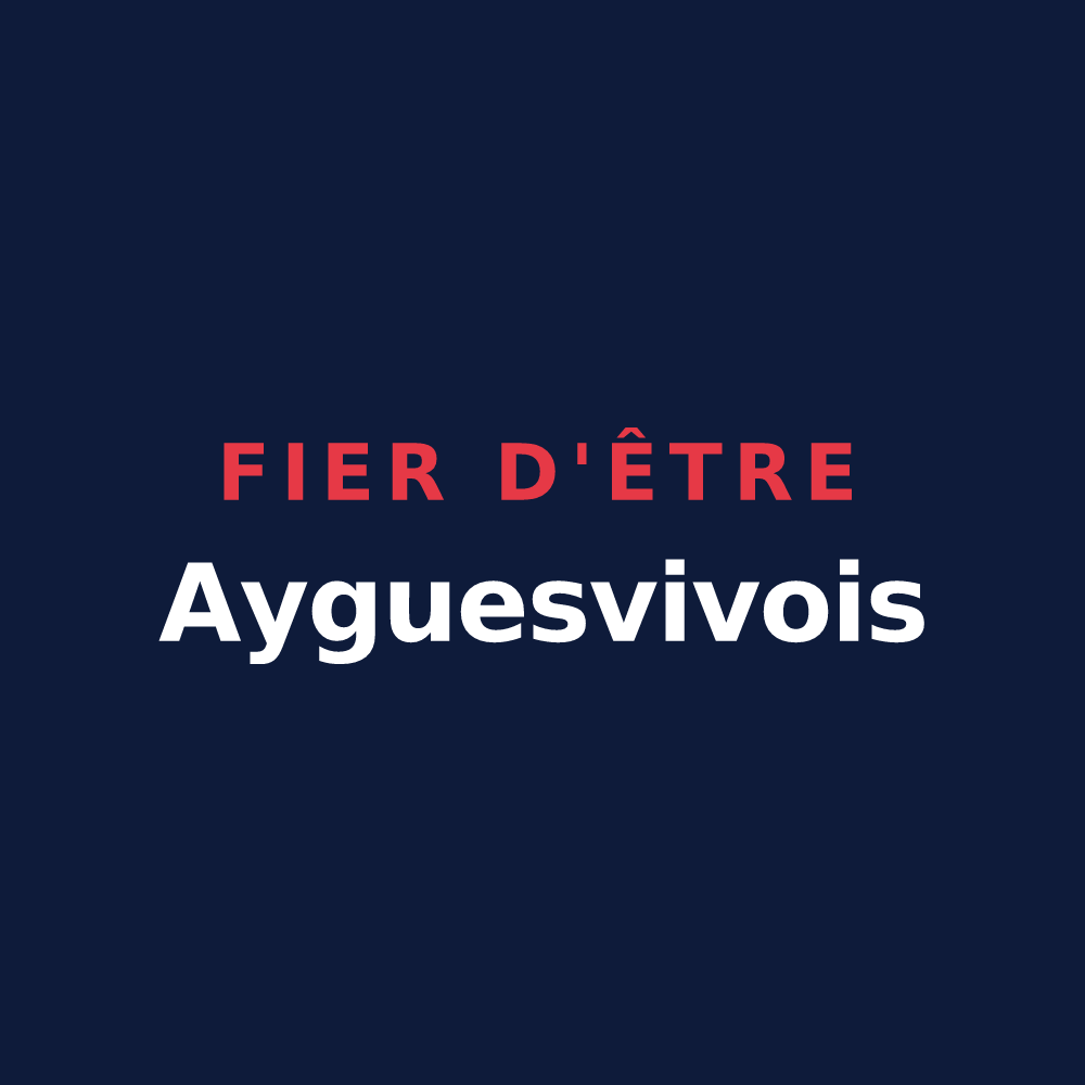 T-shirt « Fier d'être Ayguesvivois » — design pour Ayguesvives