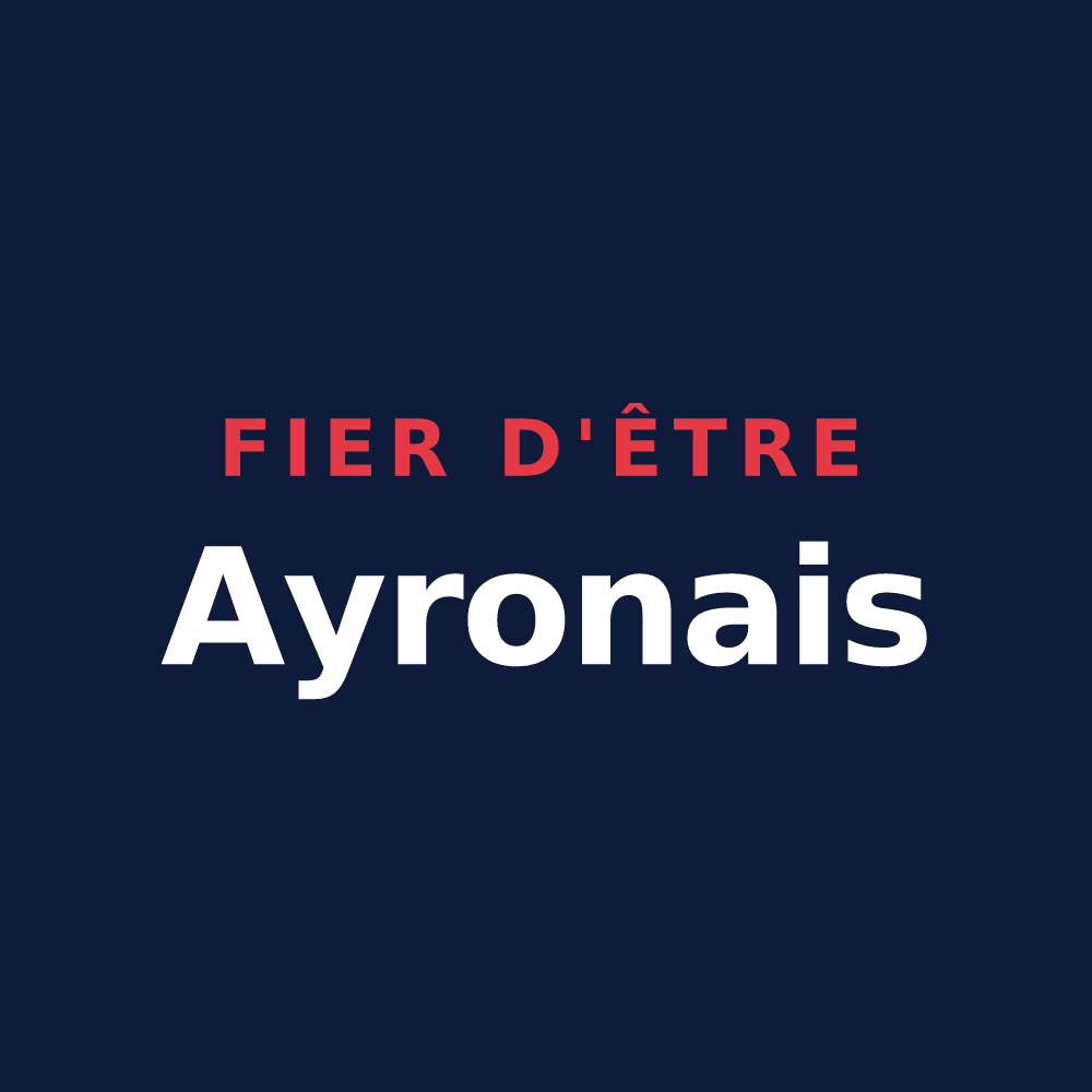 T-shirt « Fier d'être Ayronais » — design pour Ayron
