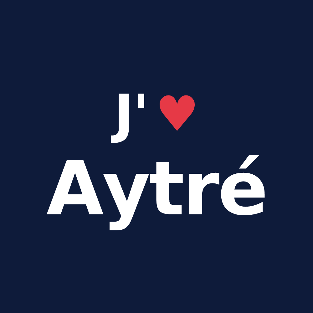 T-shirt personnalisé Aytré — design J'aime Aytré