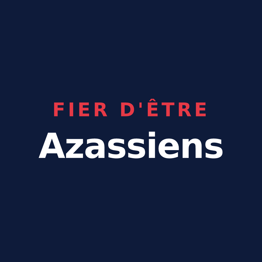 T-shirt « Fier d'être Azassiens » — design pour Azas